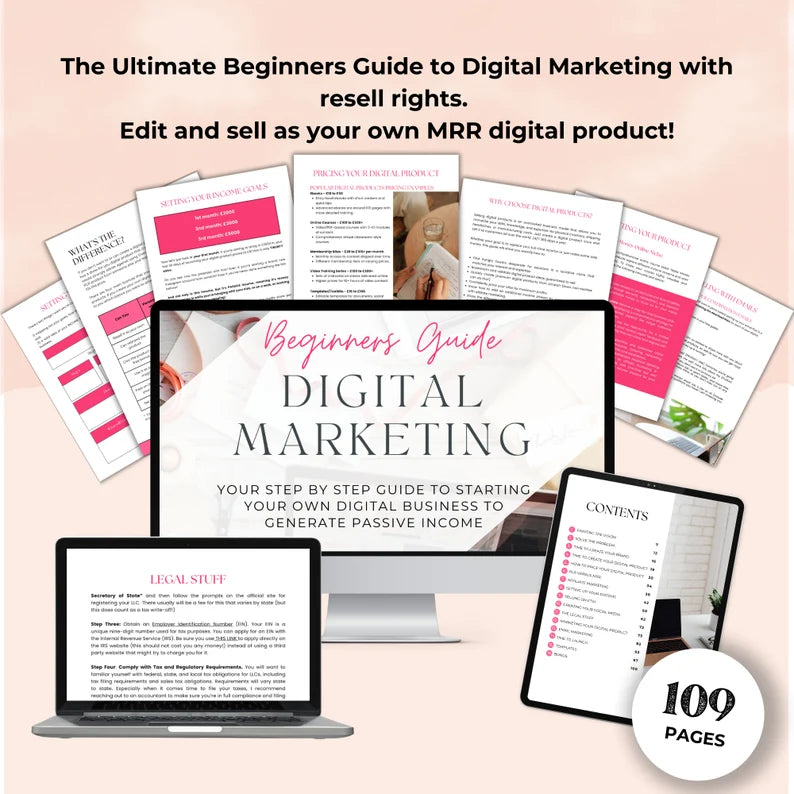 1000 Digital Marketing Guide with Master Resell Rights