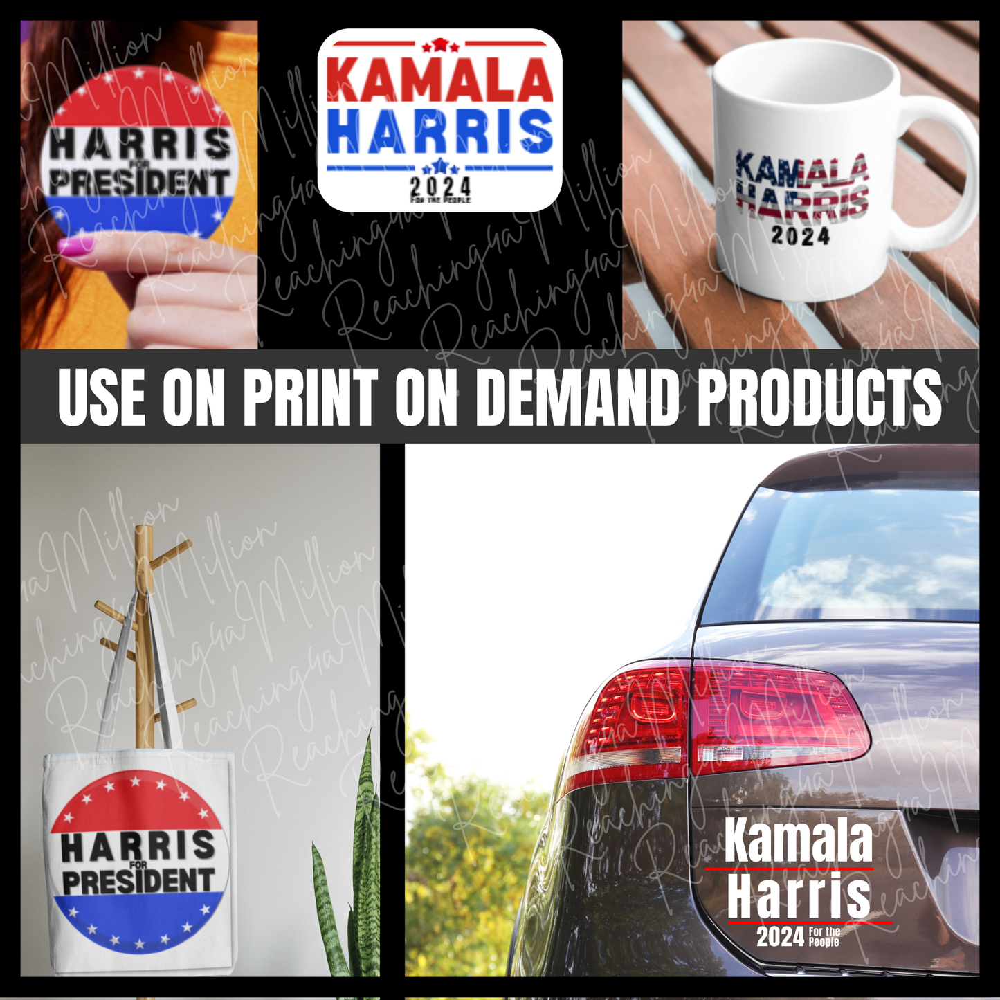 2001 Harris Walz 2024 Bundle, PNG SVG Jpg Pdf Harris for President, Elections 2024, For The People, Cricut, Sublimation, Print on Demand, Kamala