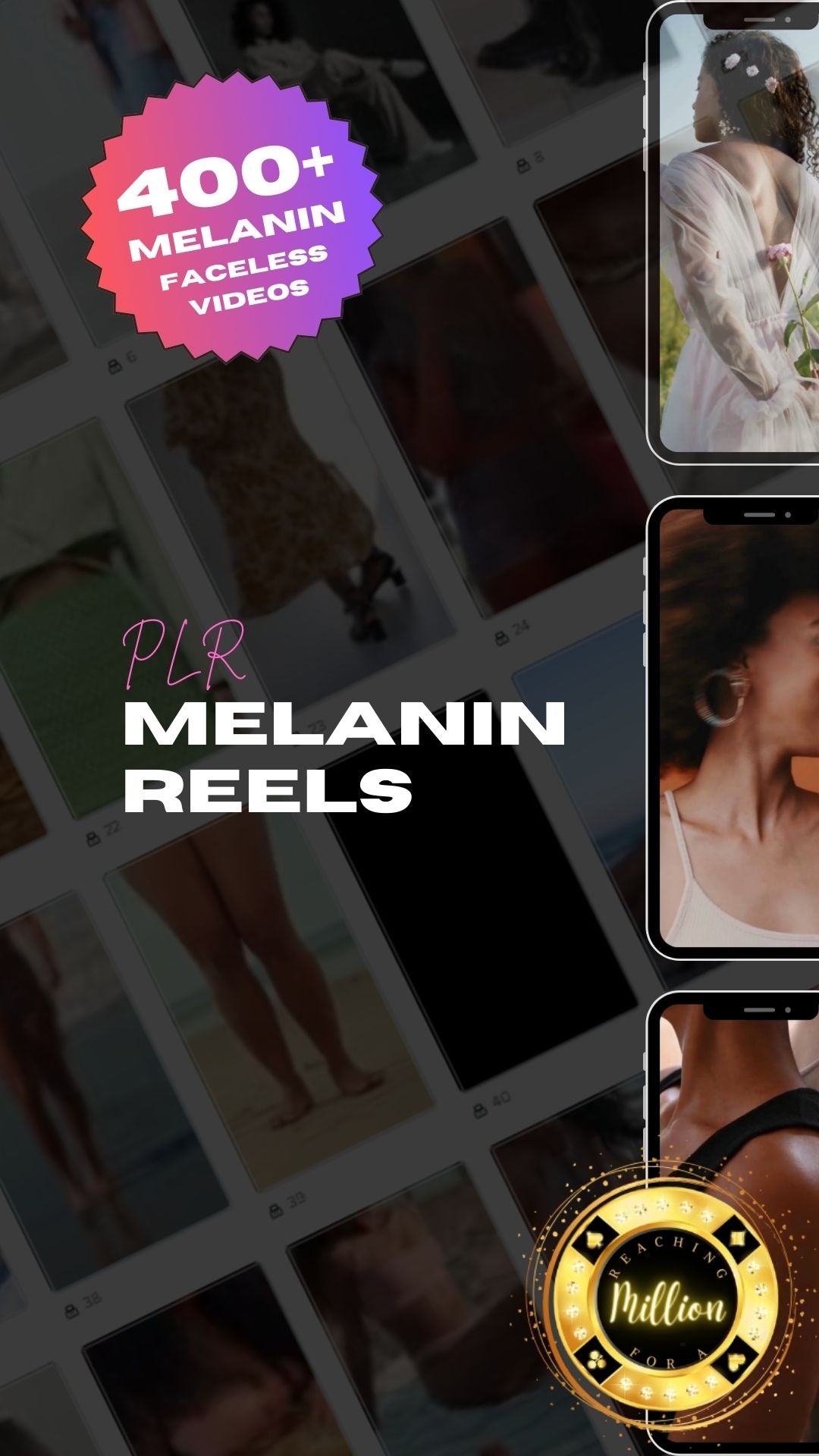 0007 - 400+ Melanin Faceless Videos PLR