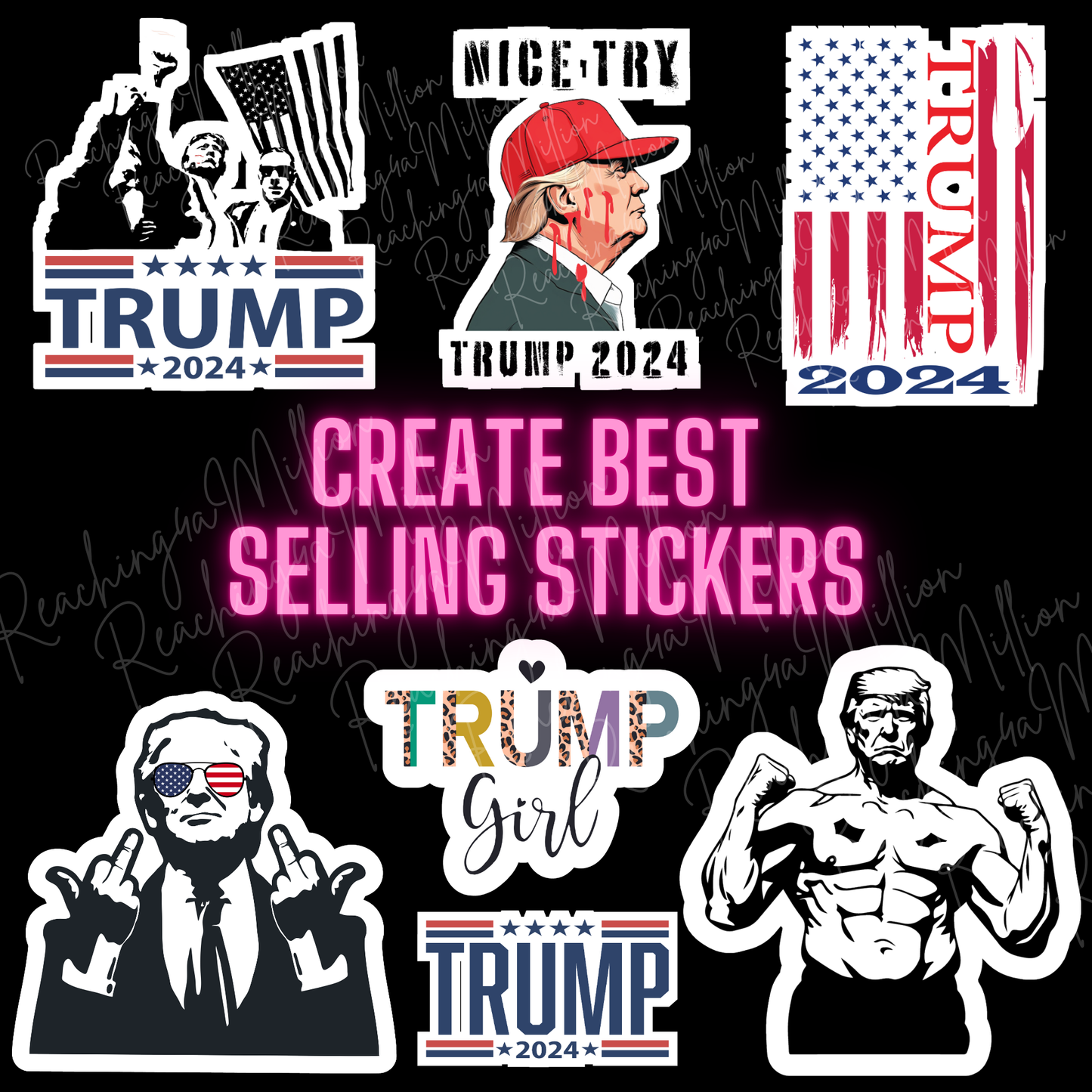 (0020) Trump 2024 Mega Bundle  PNG SVG JPG PDF